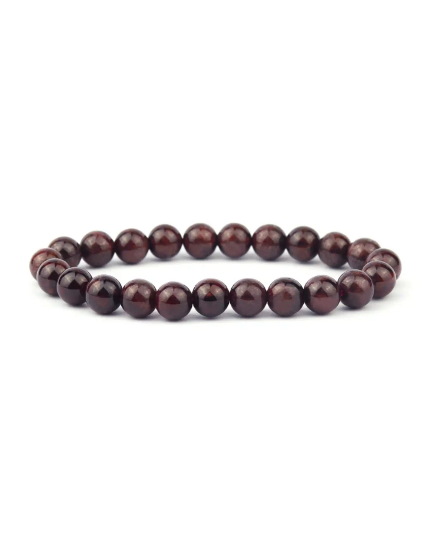 Almandine Garnet 6mm Bracelet