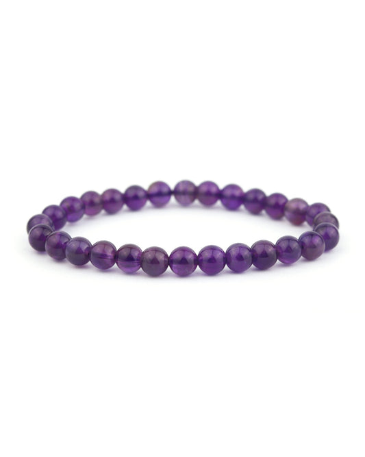 Amethyst 6mm Bracelet