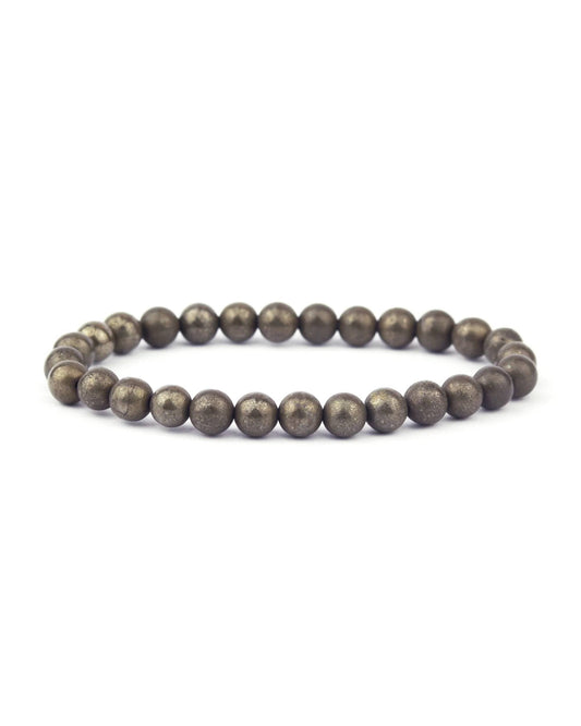 Pyrite 6mm Bracelet