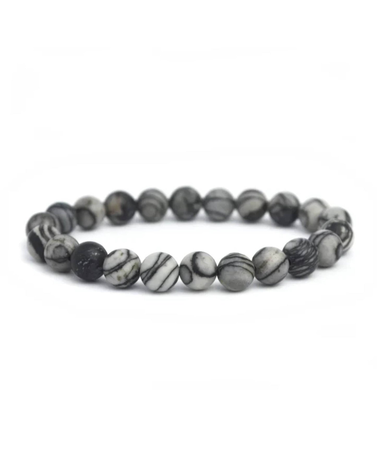 Spider Web Jasper 8mm Bracelet